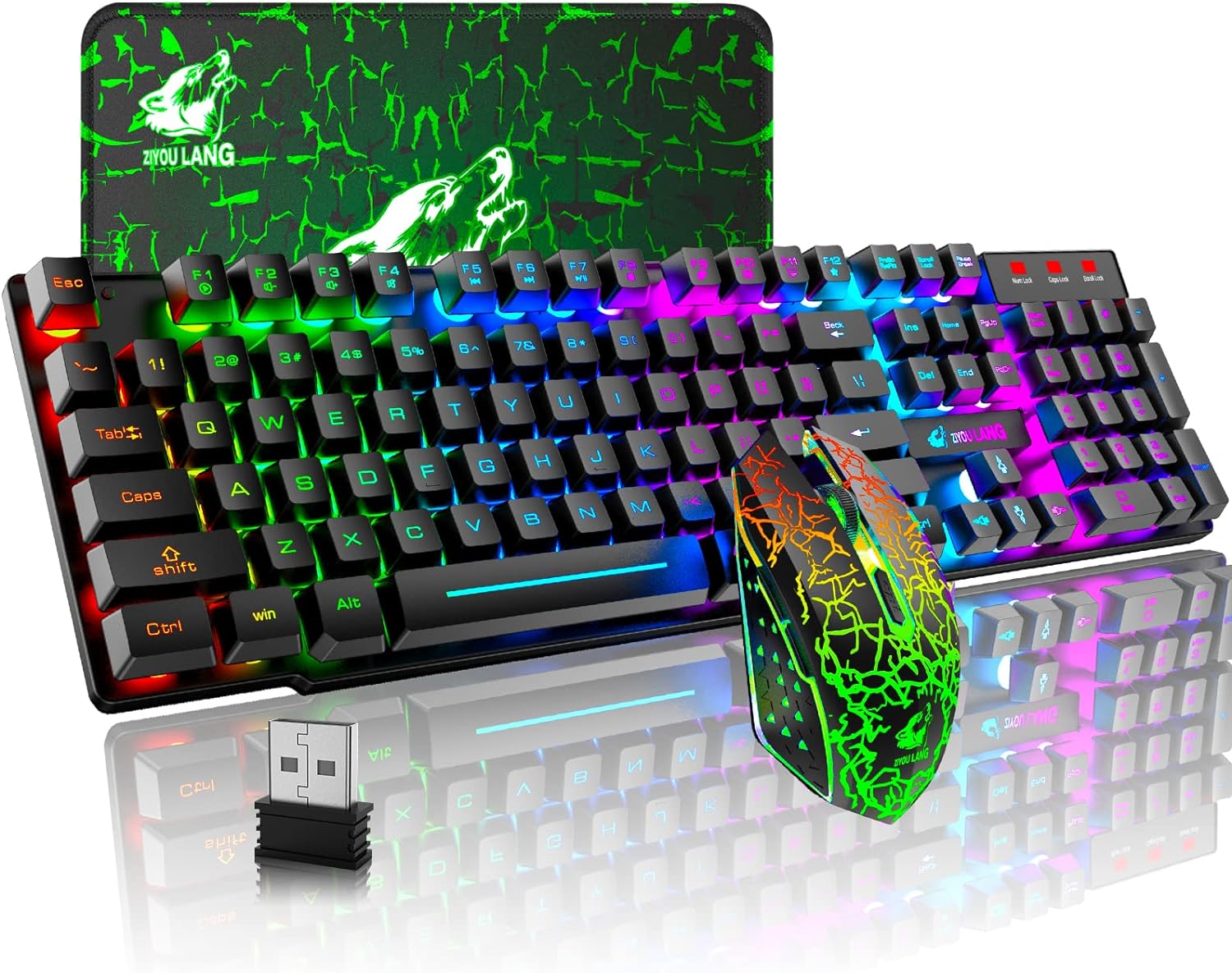 MAMBASNAKE x ZIYOU LANG T3 Wir - Gaming Keyboard Bundle ulasan dan harga
