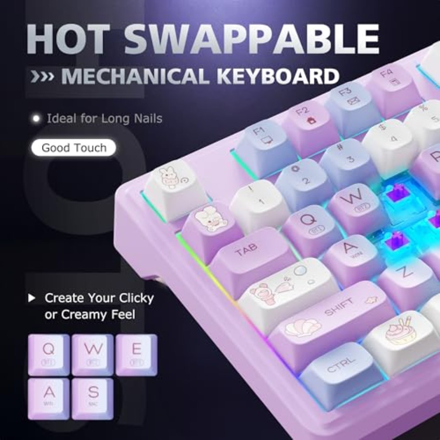 Gaming keyboard with number pa - Gaming Keyboard Thocky ulasan dan harga