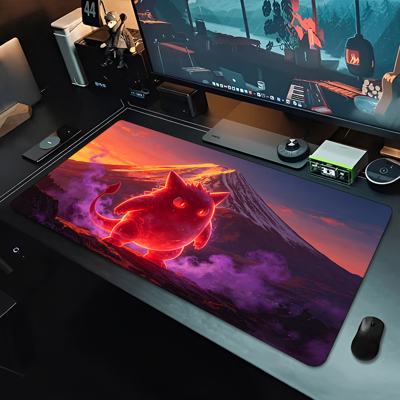 Mouse Pads Anime Pokemon Genga - Gaming Keyboard High Ground ulasan dan harga