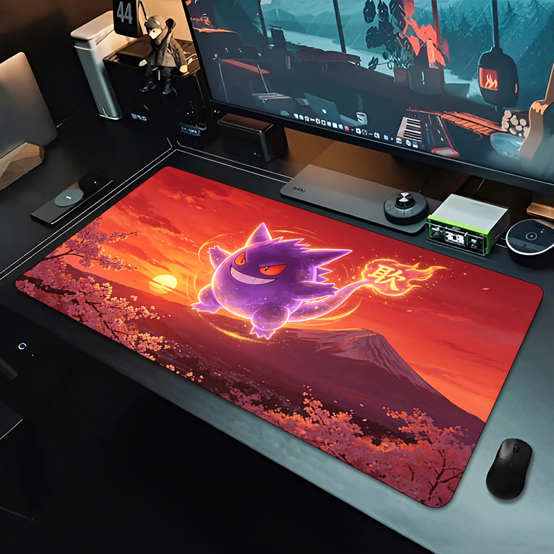 Mouse Pads Anime Pokemon Genga - Gaming Keyboard High Ground ulasan dan harga
