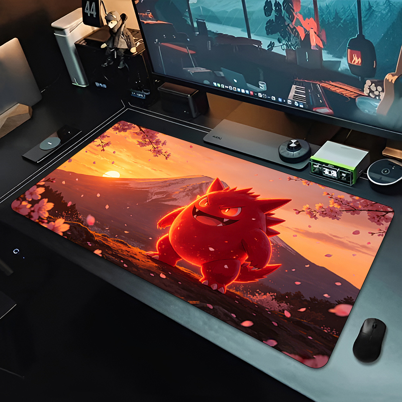 Mouse Pads Anime Pokemon Genga - Gaming Keyboard High Ground ulasan dan harga