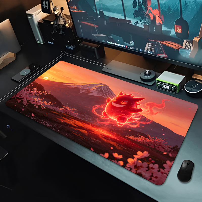 Mouse Pads Anime Pokemon Genga - Gaming Keyboard High Ground ulasan dan harga