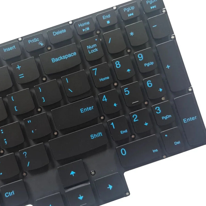 New Laptop US Blue/White Backl - Gaming Keyboard Blue ulasan dan harga