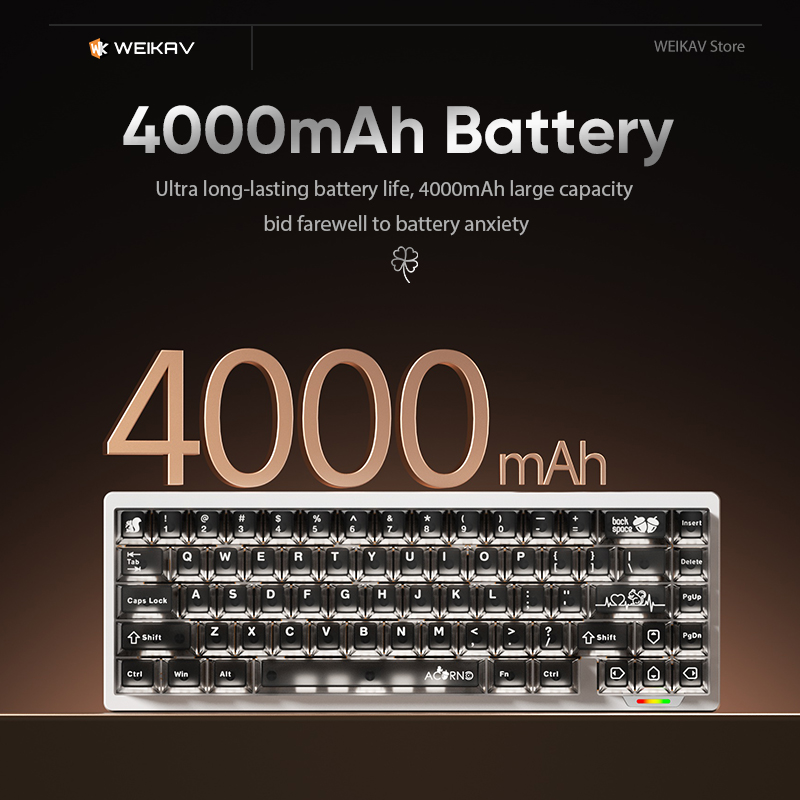 WEIKAV Lucky65 V3 Lucky65V3 Wi - Gaming Keyboard Bundle ulasan dan harga