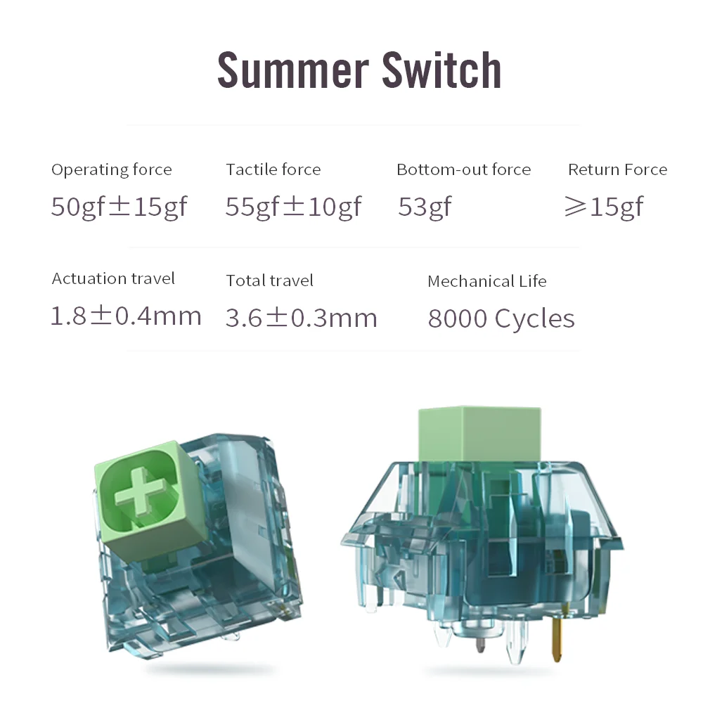 Kailh BOX Summer Switches Soun - Gaming Keyboard Hot Swappable ulasan dan harga