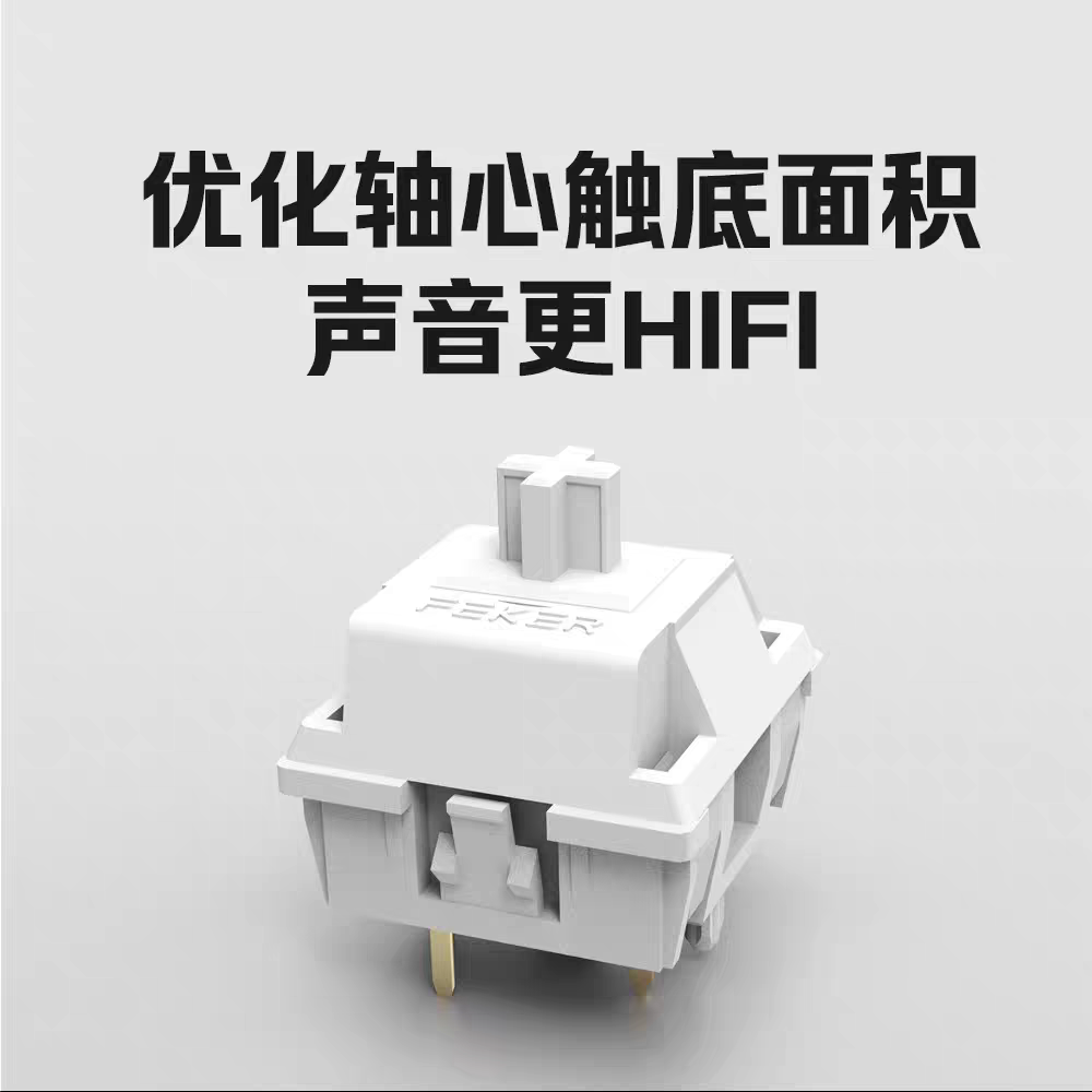 HMX Feker White Marble V3 Hot  - Gaming Keyboard Hot Swappable ulasan dan harga