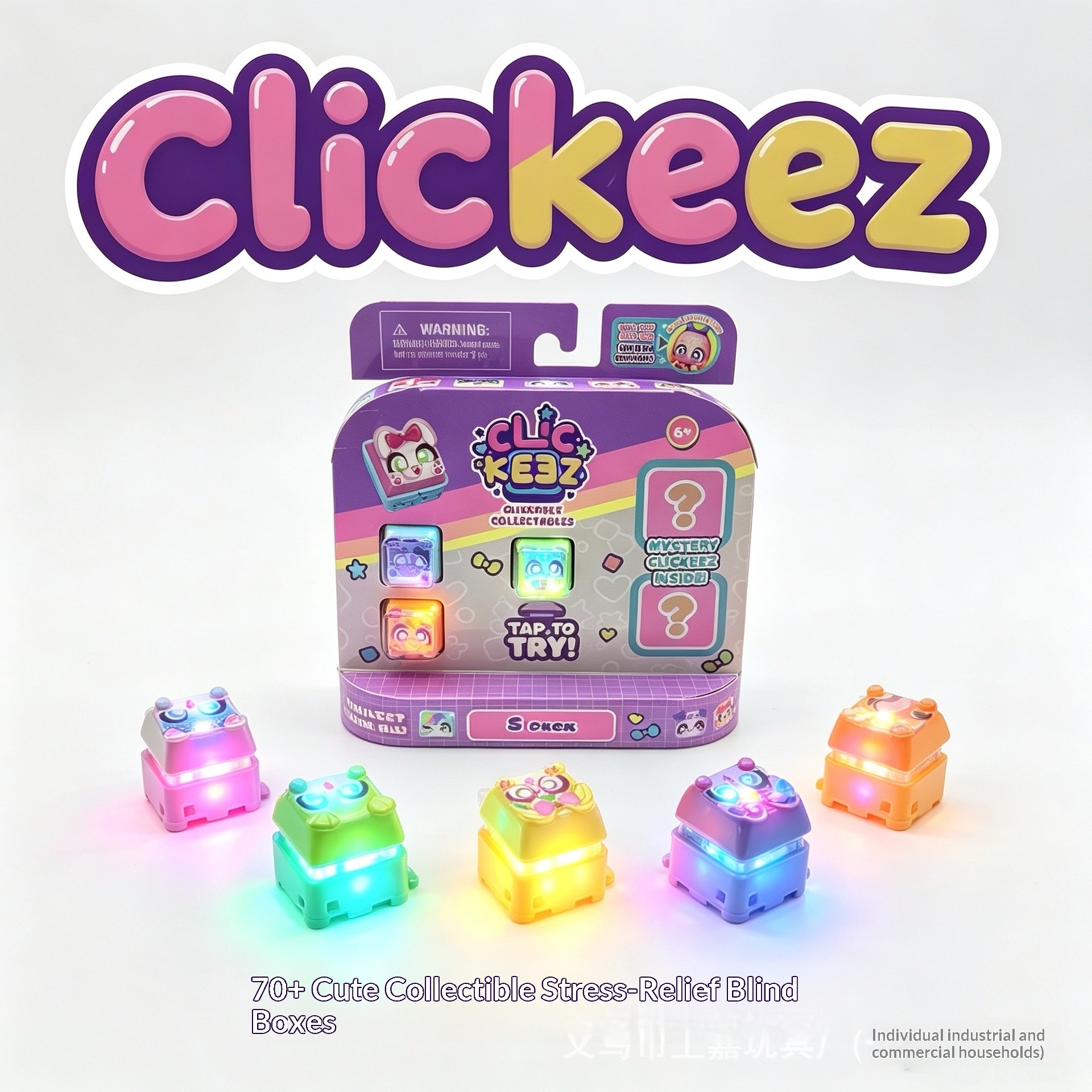 Clickeez Fidget Keycap Keychai - Gaming Keyboard Mechanical ulasan dan harga