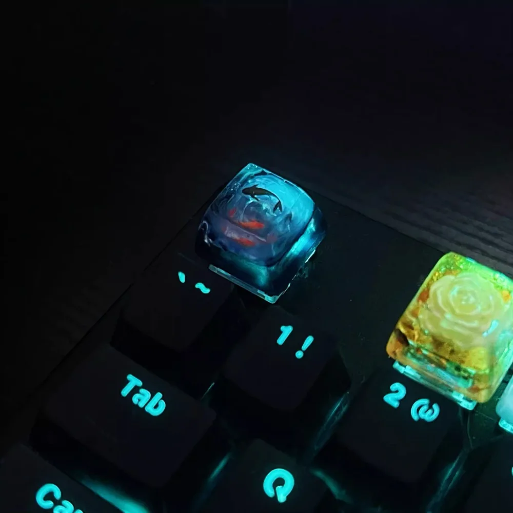 Original Chinese Style Koi Fis - Keyboard Gaming Transparent ulasan dan harga