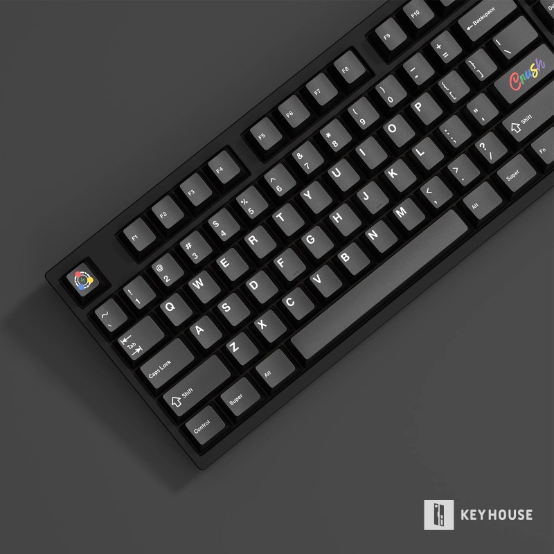 Original Crush Theme Keycaps 1 - Keyboard Gaming Black ulasan dan harga
