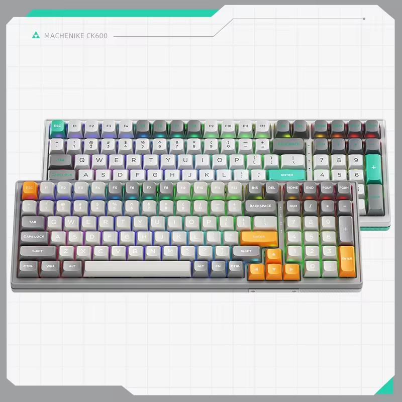 CK600 Tri-Mode Mechanical Keyb - Gaming Keyboard Hot Swappable ulasan dan harga