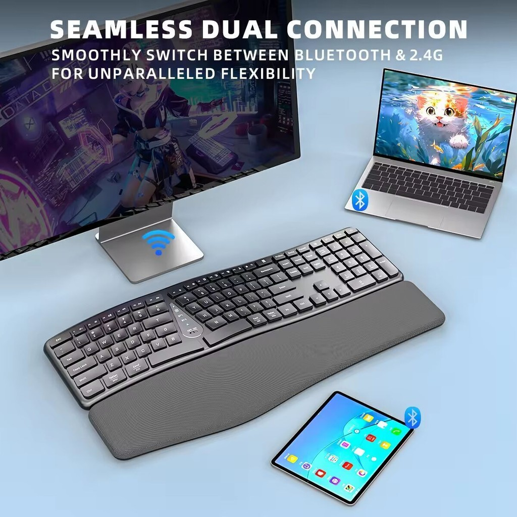 2.4G Wireless Keyboard Mouse C - Gaming Keyboard Mouse Set ulasan dan harga