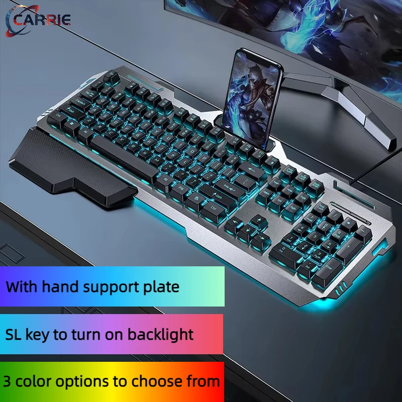 Gaming Keyboard RGB LED Backli - Gaming Keyboard Blue Switches ulasan dan harga