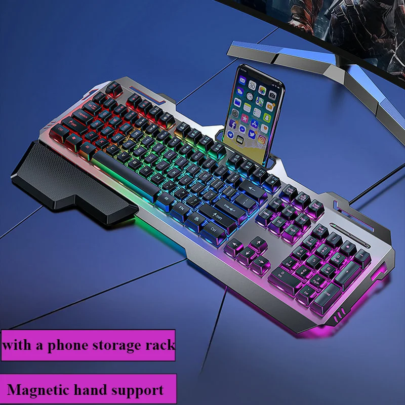 Gaming Keyboard RGB LED Backli - Gaming Keyboard Blue Switches ulasan dan harga