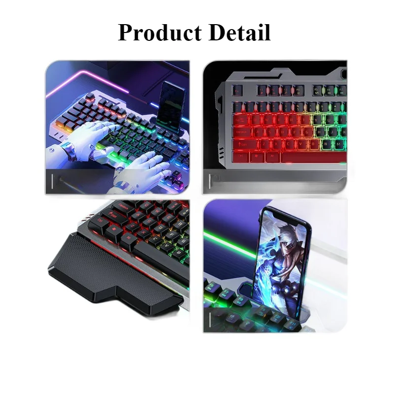 Gaming Keyboard RGB LED Backli - Gaming Keyboard Blue Switches ulasan dan harga