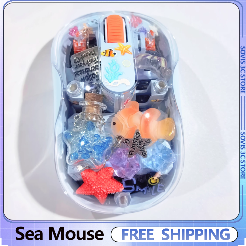 Whale/Starfish Handmade Transp - Keyboard Gaming Transparent ulasan dan harga