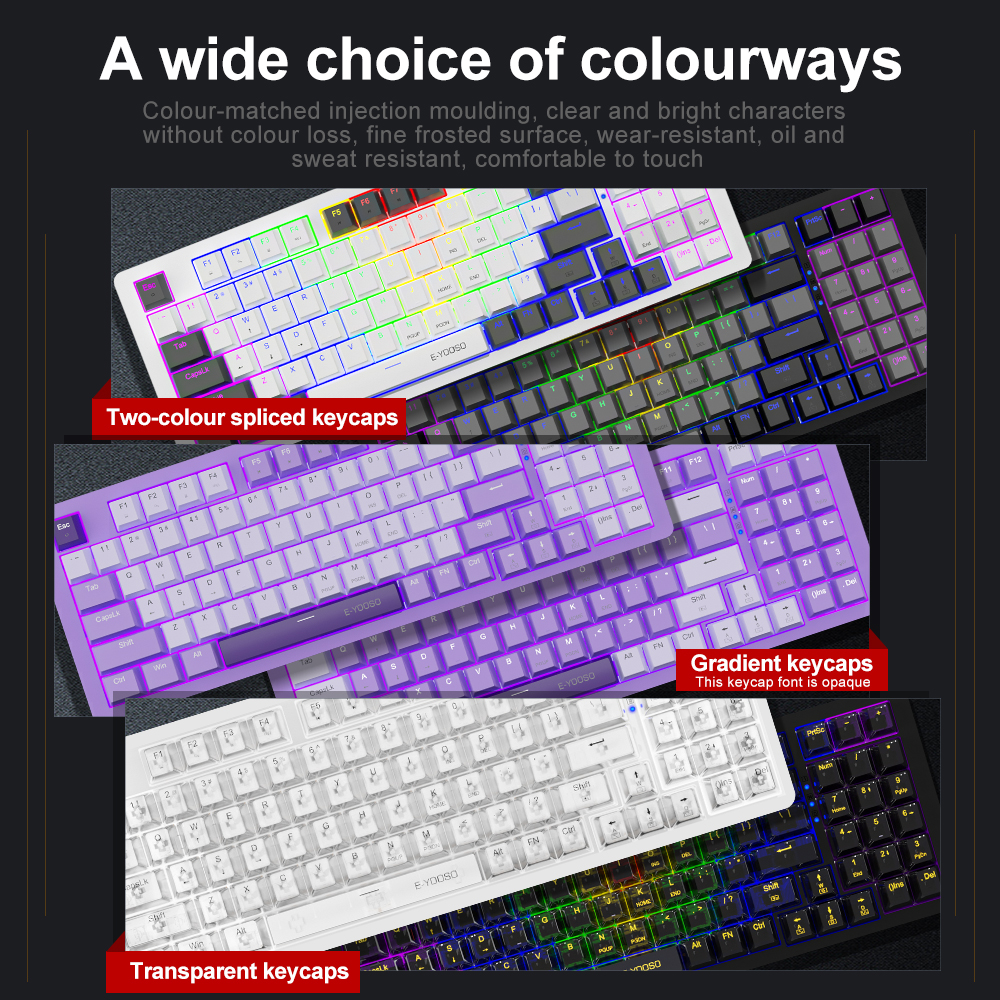 E-YOOSO Z94 USB Mechanical Gam - Gaming Keyboard Blue Switches ulasan dan harga